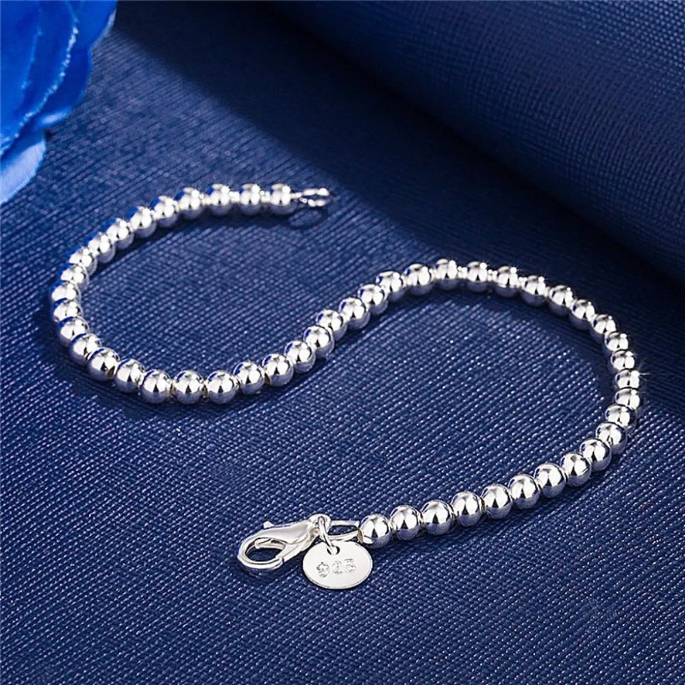 ❤️ NEW 💎 Luxury 925 Sterling Silver Minimalist Bracelet - Picture 2 of 6